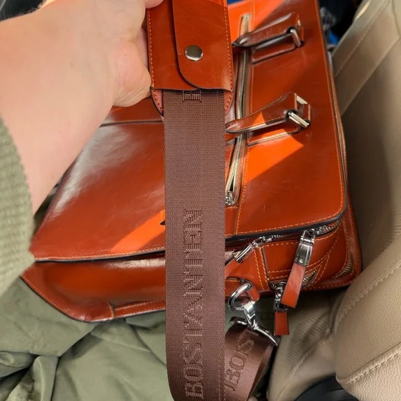 Bostanten Leather Briefcase - Picture 5 of 5